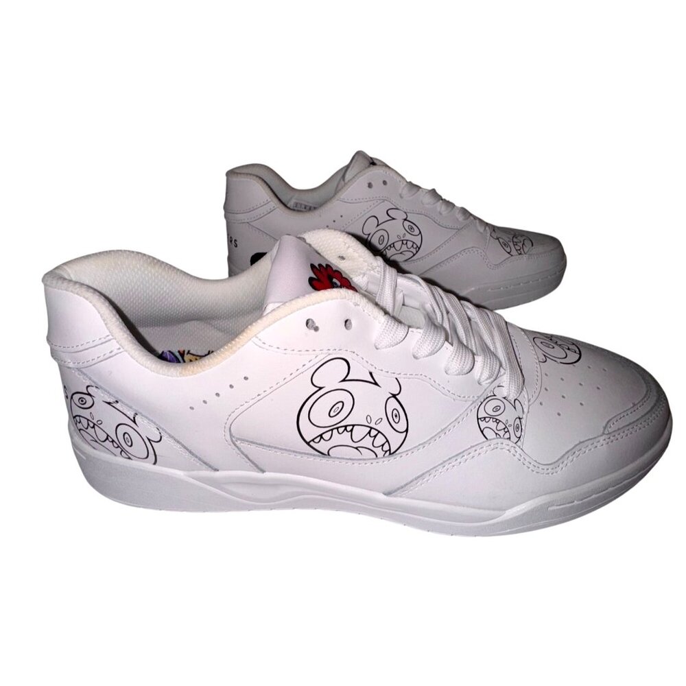 Mens Size 12 Sneakers Skechers Street Koopa-Volley Vexx Gasp White Athletic Shoe